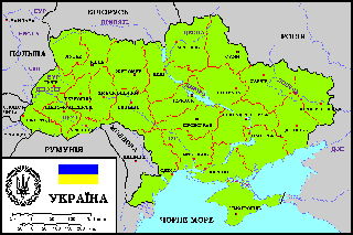 На карті України